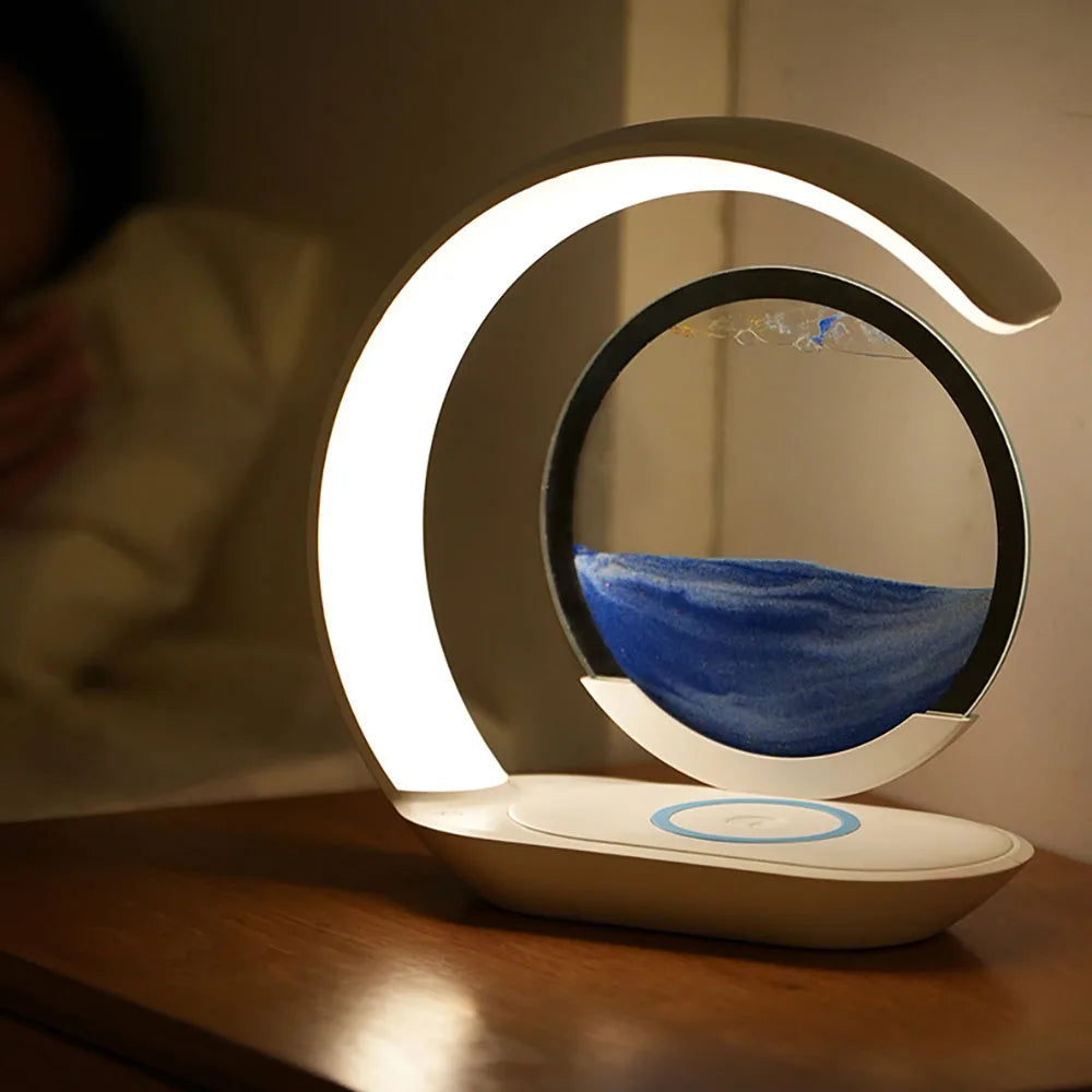 Quicksand-Lampe de table de chargement sans fil USB
