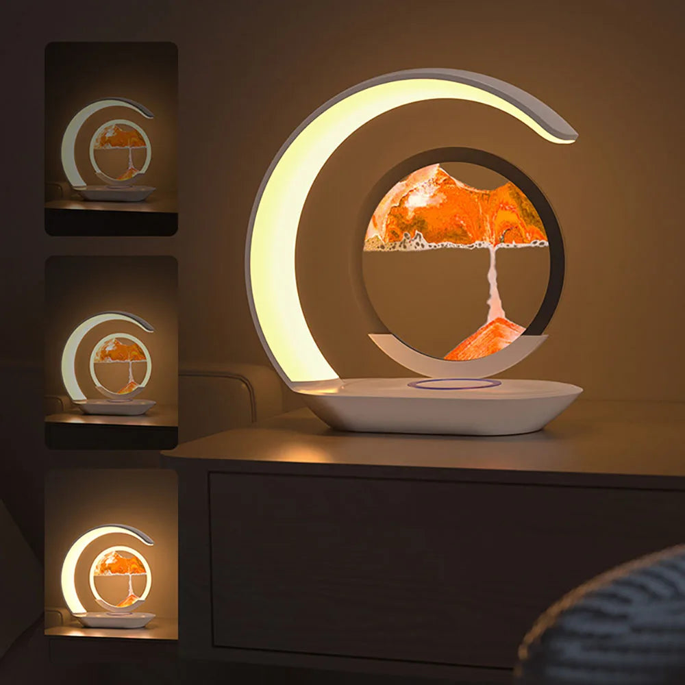Quicksand-Lampe de table de chargement sans fil USB