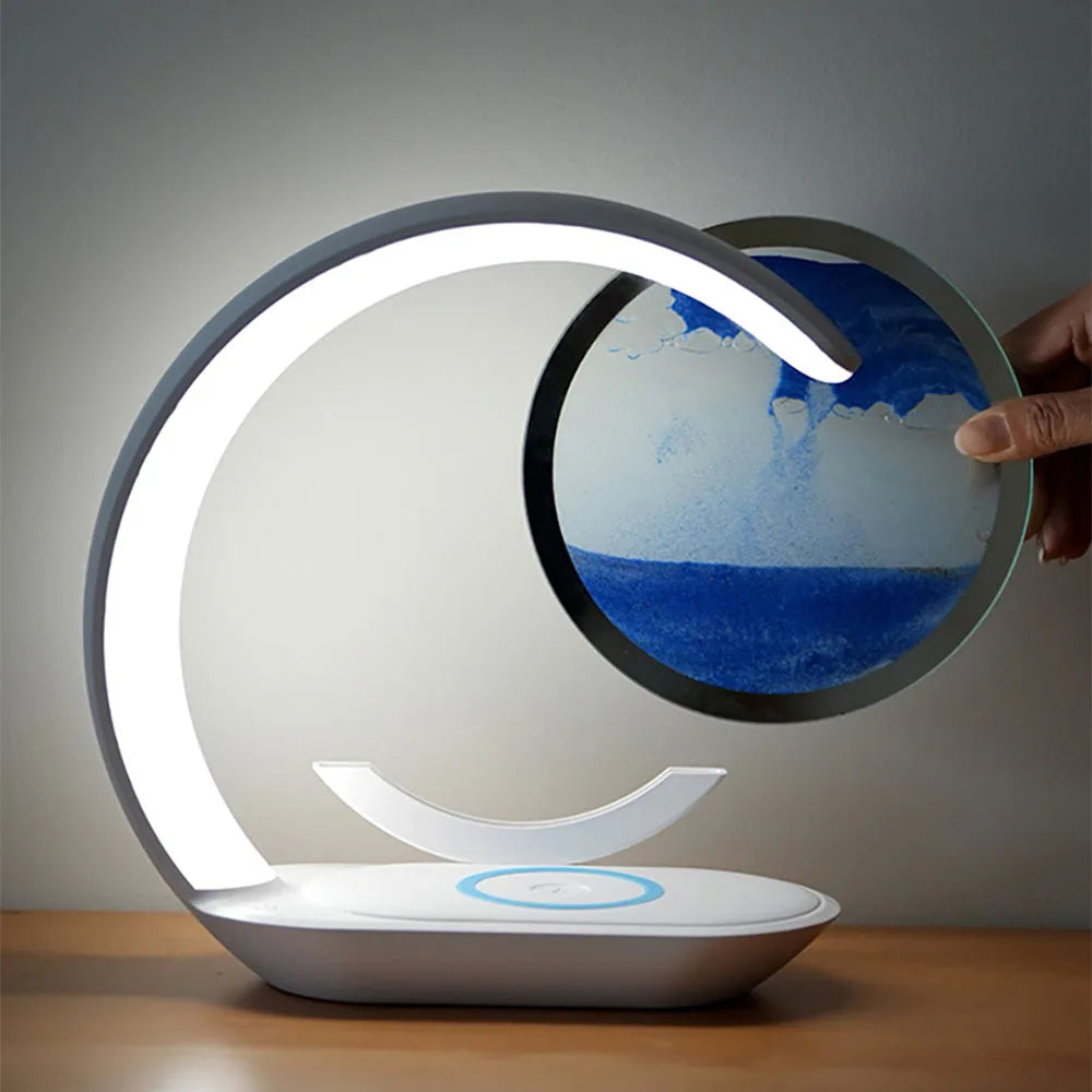 Quicksand-Lampe de table de chargement sans fil USB