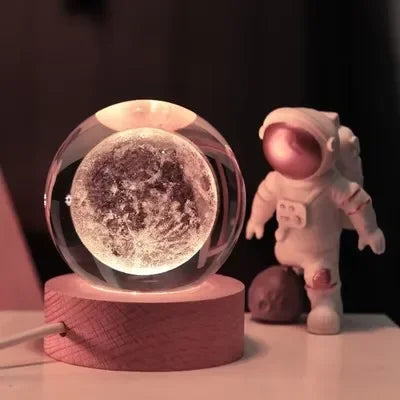 Boule De Cristal galaxie lumineuse 3D créative