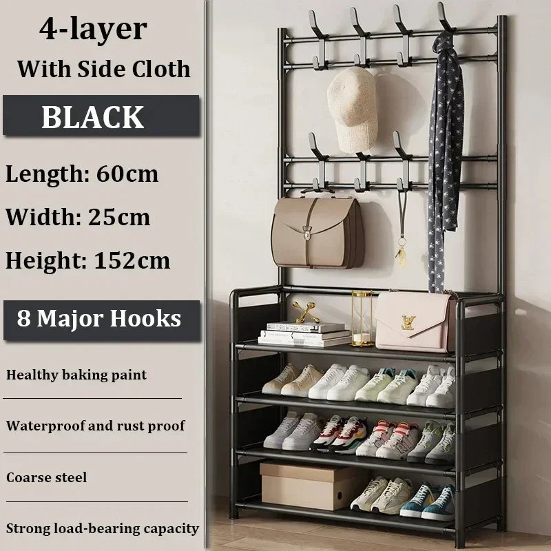 Étagère à Chaussures, Chapeaux – Rangement Pratique, Propre et Modulable